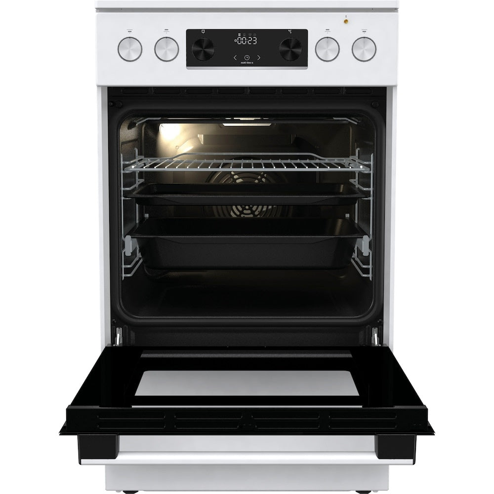 GORENJE 50CM Keramisch fornuis 70L VRIJSTAAND GECS5C71WPEOT