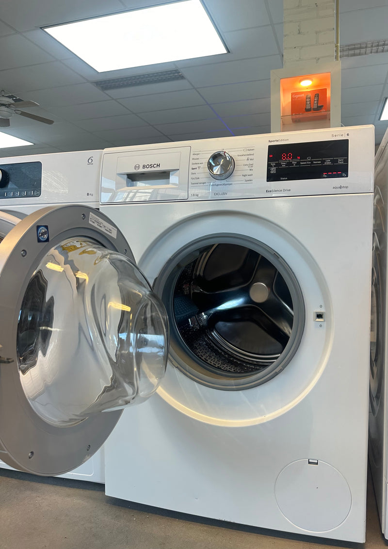 BOSCH || SERIE 6 || 8KG || WASMACHINE || SportsEdition || EcoSilence Drive || VarioPerfect ||