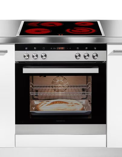 SIEMENS || Set || Inbouw || Fornuis || Oven & Kookplaat || 66L || 3D Hetelucht Plus || 4 Kookzones || 60CM || EQ110KA0Z