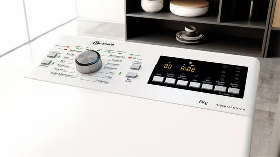 BAUKNECHT || 6KG || 40CM || Wasmachine || Bovenlader || SoftOpening || WMT 6513 B5