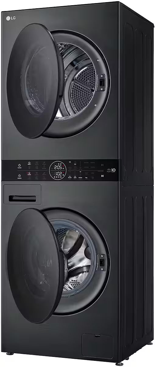 LG || WashTower || 12KG || TurboWash || Steam AllergyCare || Was-droogcombinatie || WT1210BBF