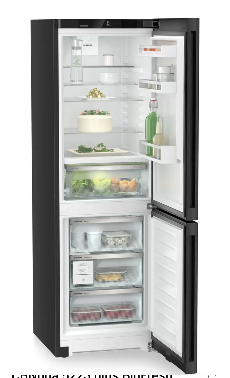 LIEBHERR || NoFrost || BioFresh || 320L || Koelkast || Koelvriescombinatie || BlackSteel || CBNbda 5223-22 Pl