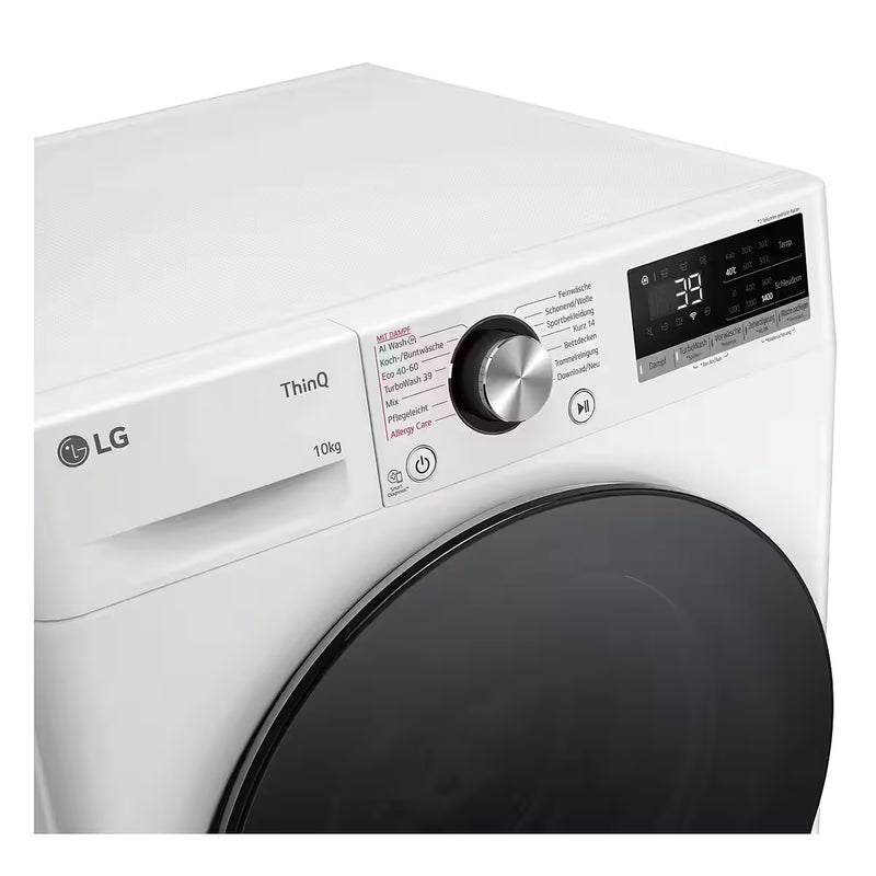 LG || ThinQ || 10KG || Wasmachine || Steam || WiFi || TurboWash 360 || F4WR700Y