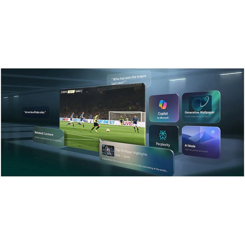 SAMSUNG || 55” || Neo QLED || NQ4 AI Gen2 || Motion Xcelerator || Neo Quantum HDR || 55QN83F ||