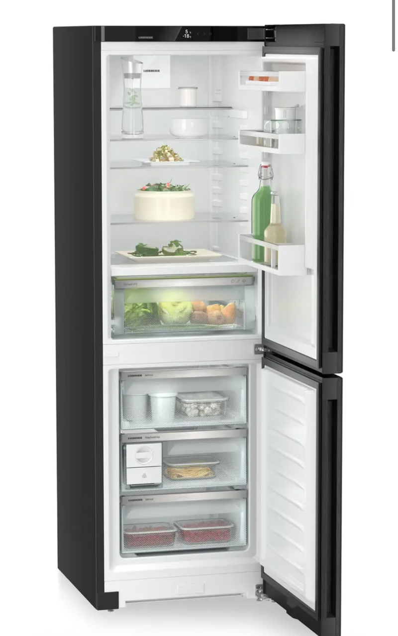 LIEBHERR || NoFrost || BioFresh || 320L || Koelkast || Koelvriescombinatie || BlackSteel || CBNbda 5223-22 Pl
