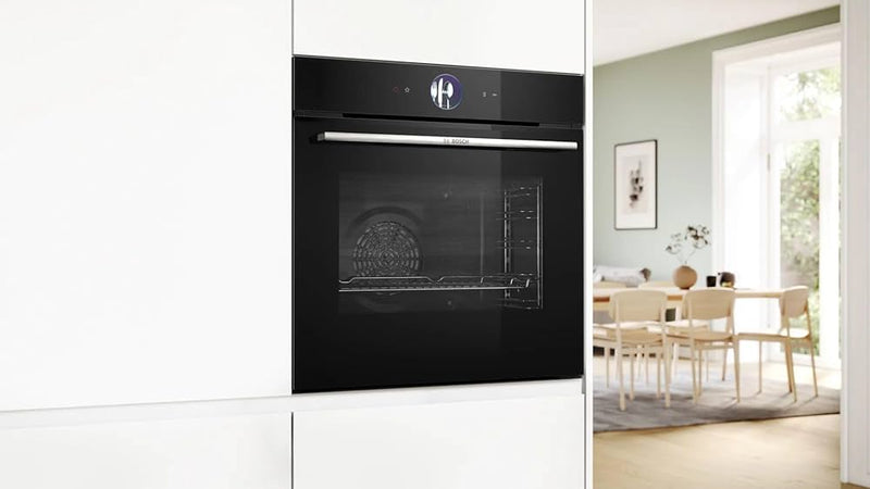 BOSCH || SERIE 8 || COMBI-STOOMOVEN || INBOUW || AirFry || HomeConnect || 71L || Pyrolyse || HRG7764B1