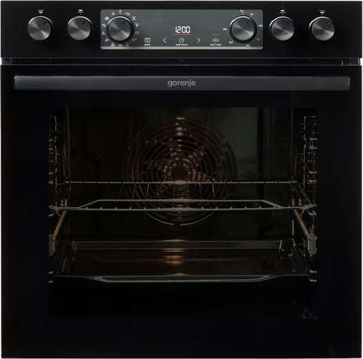 GORENJE || 77L || Inbouw || Fornuis || Oven-inductiekookplaat set || 60CM || GentleBake || AirFry || FrozenBake || PerfectGrill || BCSI737DBGOT