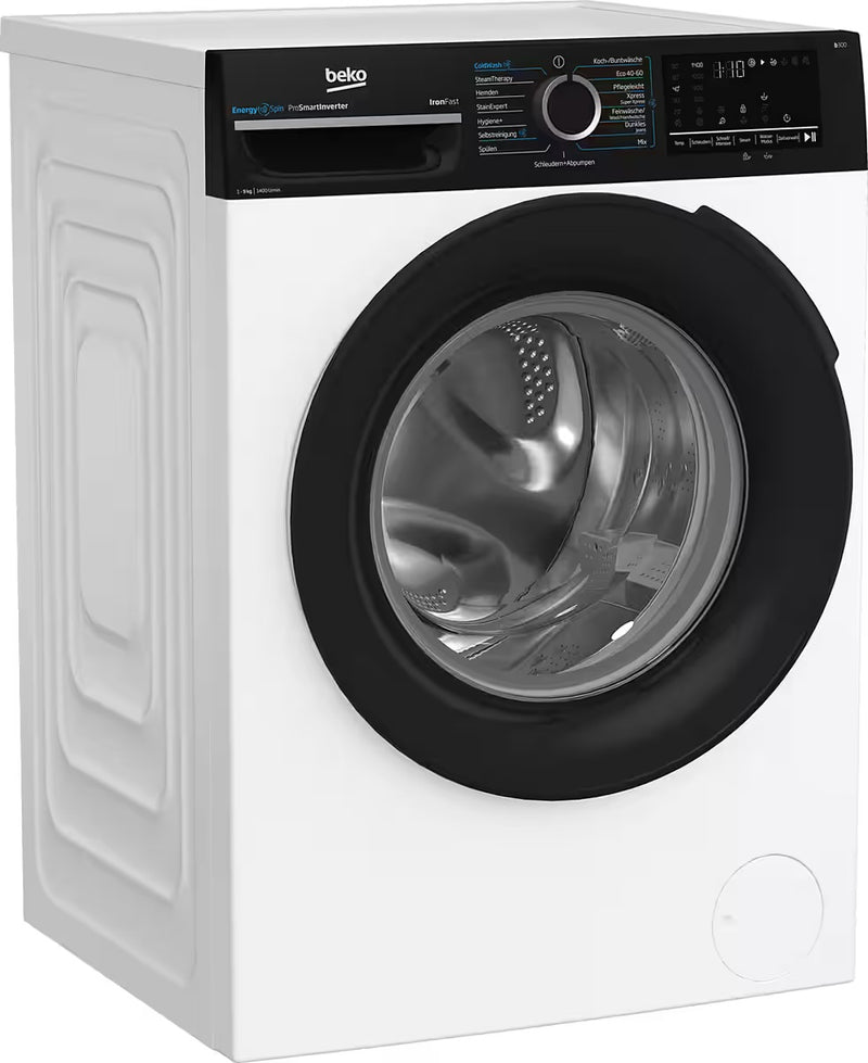 BEKO || 9KG || Wasmachine || A || EnergySpin || SteamCure || IronFast || BM3WFU4941W