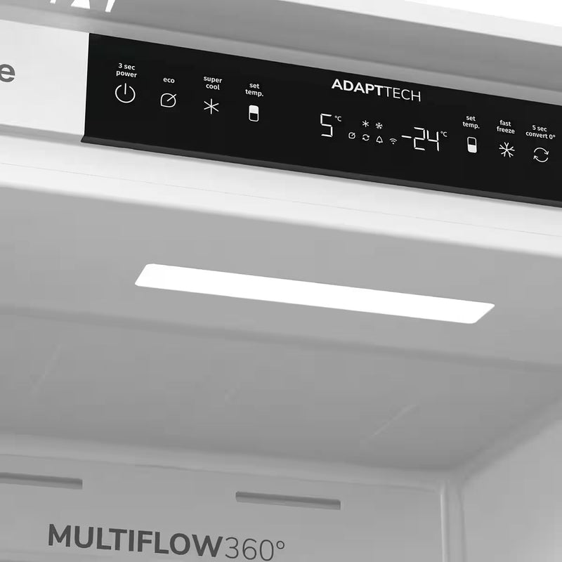 GORENJE || 178CM || Inbouw || Koelvriescombinatie || NoFrostDual || WiFi || Deur-op-Deur || AdaptTech || FreshZone || NRKI517C62WF