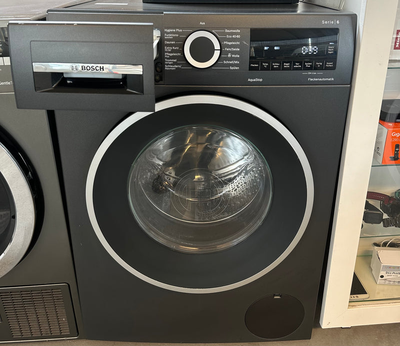 BOSCH || Serie 6 || 9KG || Wasmachine || A || Black || VlekkenAutomaat ||