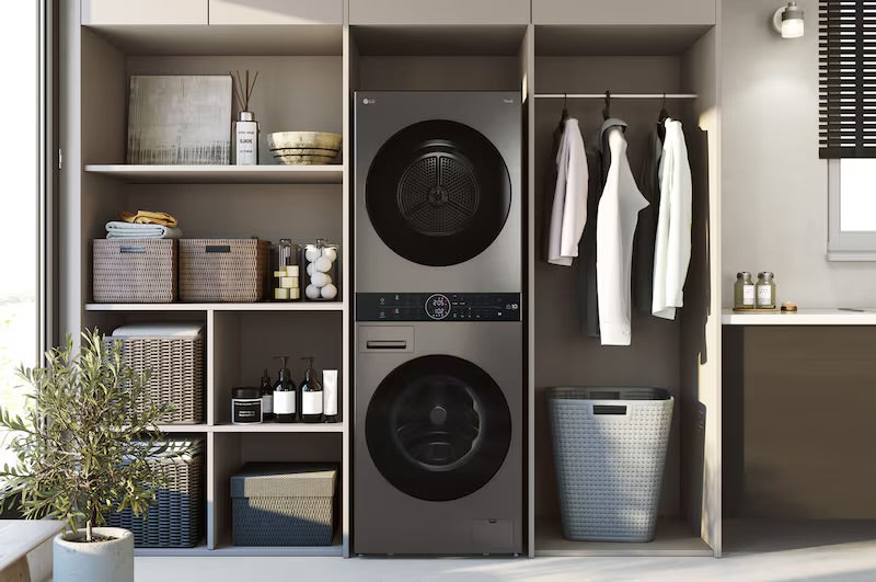LG || WashTower || 12KG || TurboWash || Steam AllergyCare || Was-droogcombinatie || WT1210BBF