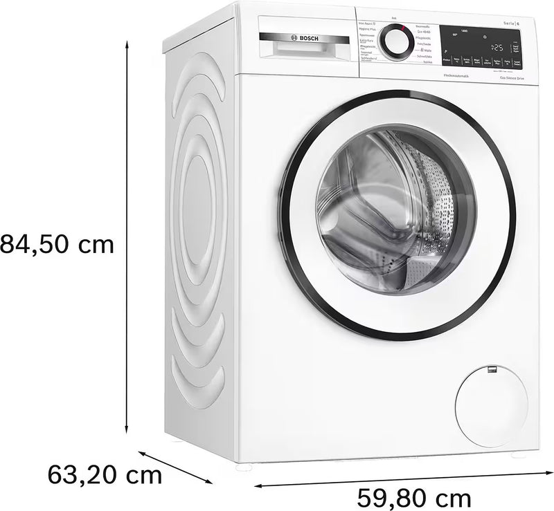 BOSCH || Serie 6 || 9KG || Wasmachine || A || IronAssist || SpeedPerfect || WGG244ZV0