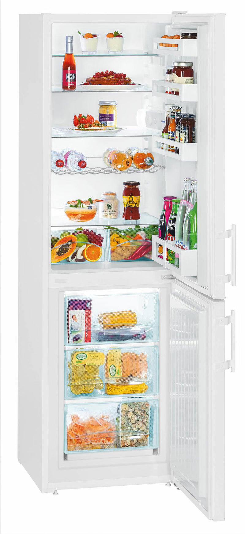 LIEBHERR || Koelvriescombinatie || Koelkast || SmartFrost || 55CM || VarioSpace || 294L ||