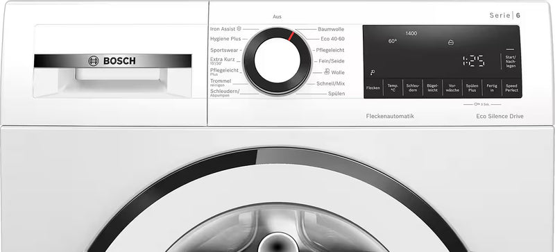 BOSCH || Serie 6 || 9KG || Wasmachine || A || IronAssist || SpeedPerfect || WGG244ZV0
