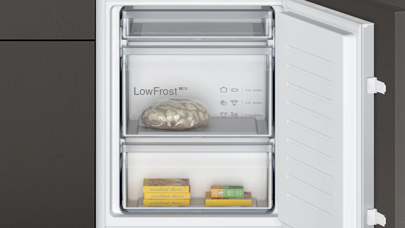 NEFF || 178CM || Inbouw || Koelkast || Koelvries || Sleepdeur || LowFrost || 35dB || KI5861SE0