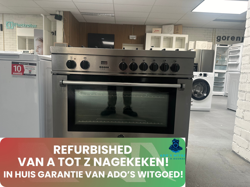 BERTAZZONI || 90CM || Gasfornuis || RVS || 6 Pits || Wokbrander ||