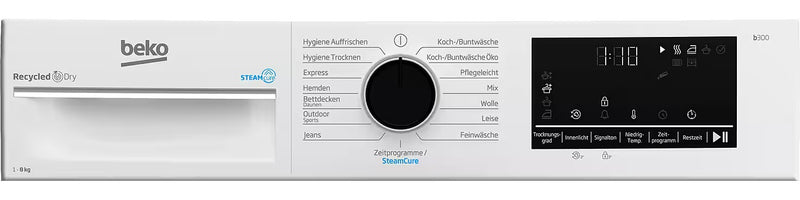 BEKO || 8KG || Warmtepompdroger || AquaWave || EcoGentle || B3TO82C9W