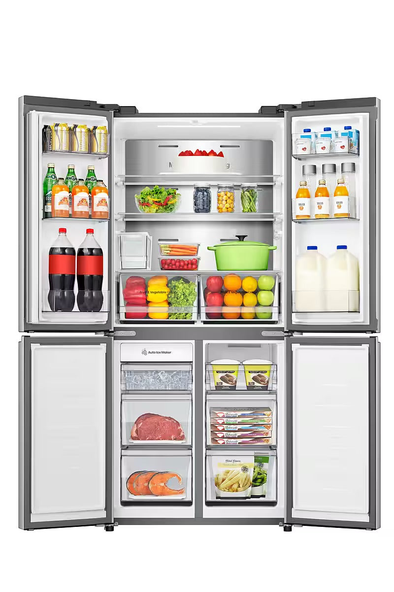 HISENSE || Side-by-side || 80CM || Koelkast || No Frost || MultiDoor || Dual Tech || WiFi || RQ5P470SY
