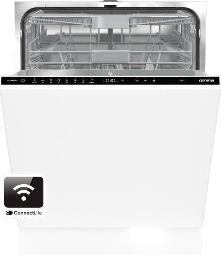 GORENJE VOLLEDIG INTEGREERBARE 16 COUVERTS INBOUW VAATWASSER GV673C60
