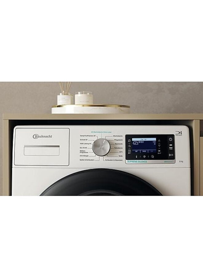 BAUKNECHT B6R 88E SILENCE  8KG WASMACHINE VRIJSTAAND VOORLADER