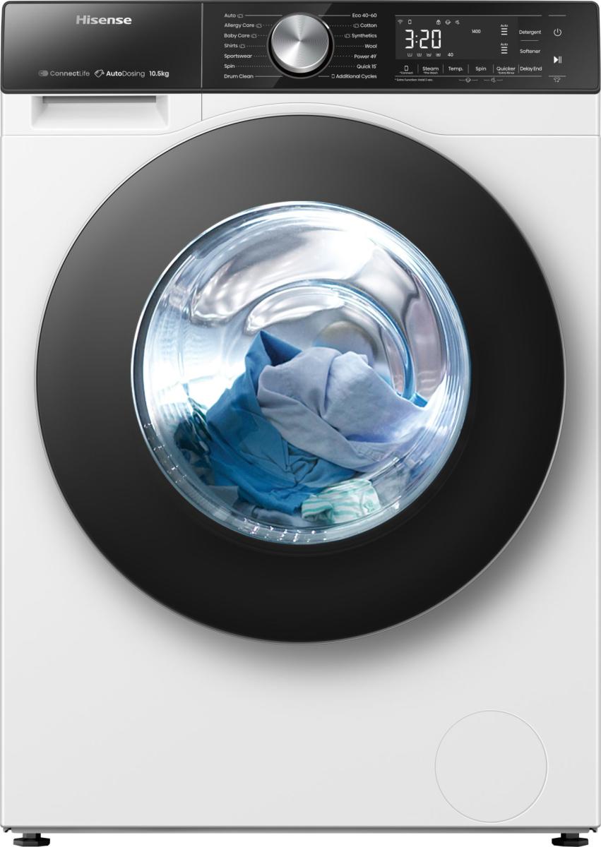 HISENSE 5S WAS-DROOGCOMBINATIE 10.5KG WD5S1045BW