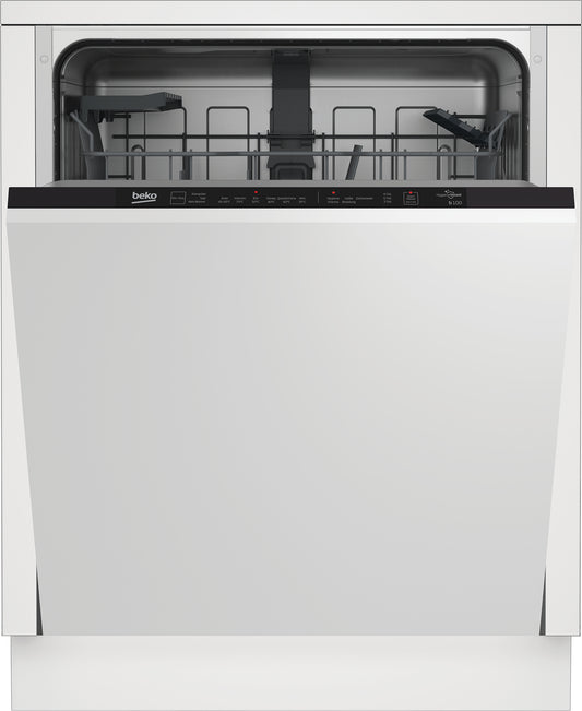 BEKO VOLLEDIG INTEGREERBARE INBOUW VAATWASSER 14 COUVERTS BDIN16O30