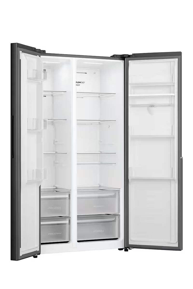 GORENJE || Side-by-side || Koelkast || No Frost || 547L || MultiFlow 360 || NRS917E41BXWD
