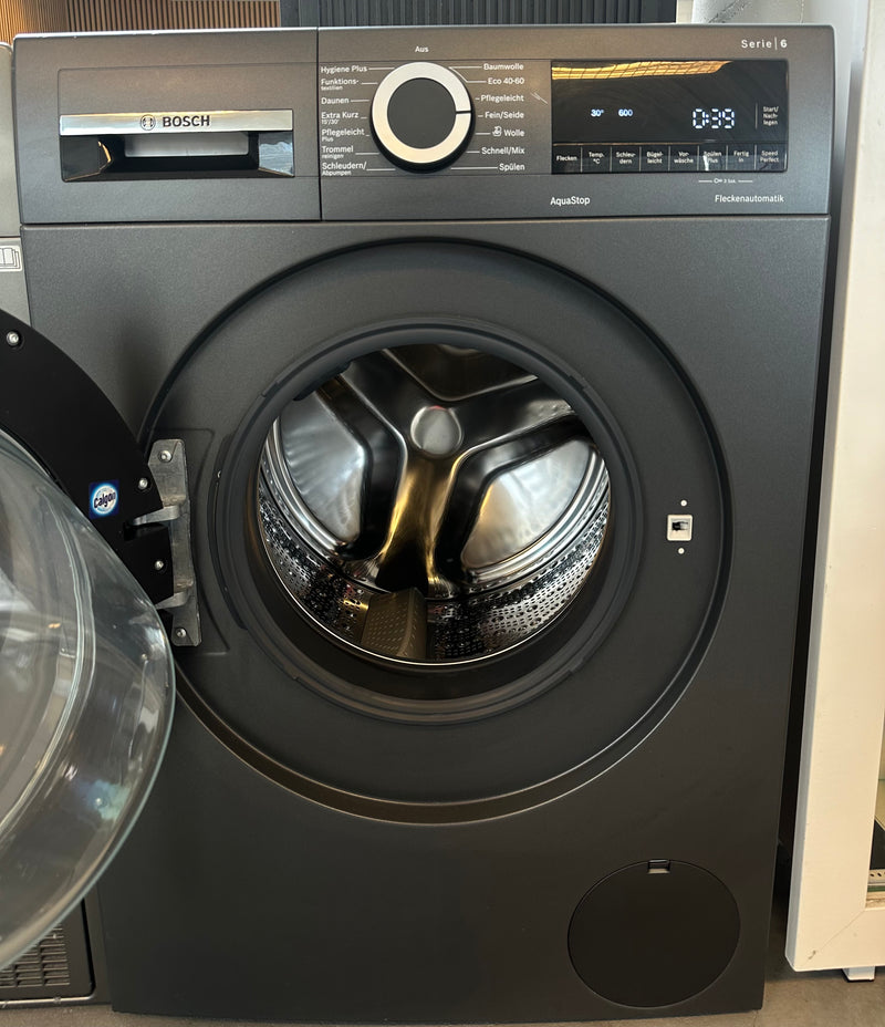 BOSCH || Serie 6 || 9KG || Wasmachine || A || Black || VlekkenAutomaat ||