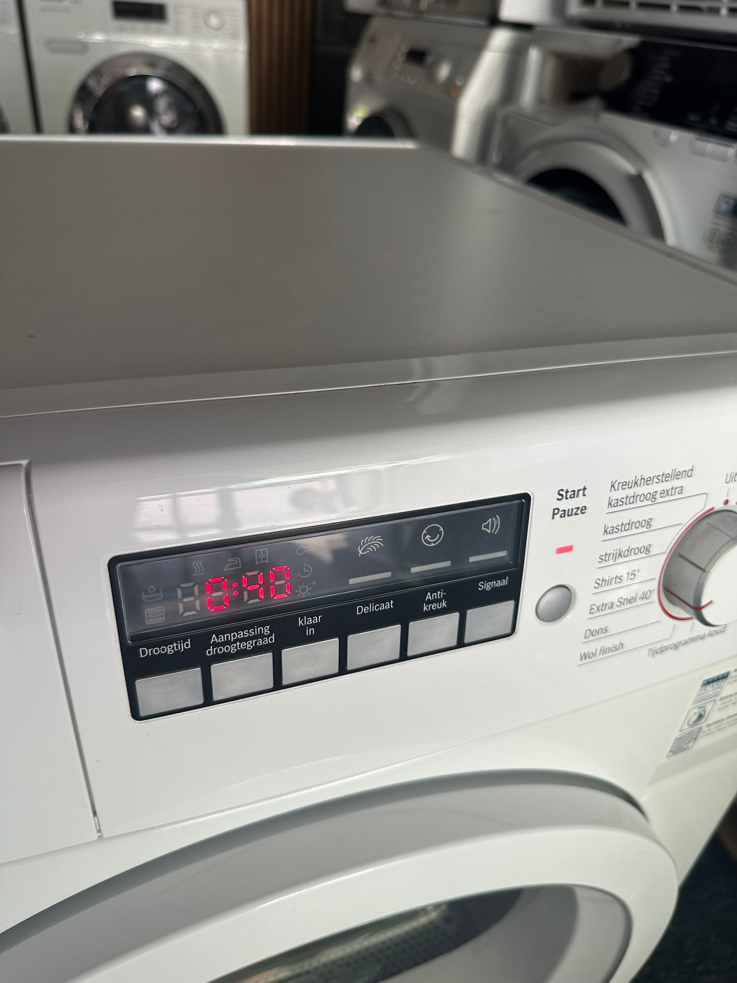 BOSCH SET 8KG WASMACHINE + CONDENSDROGER A+++
