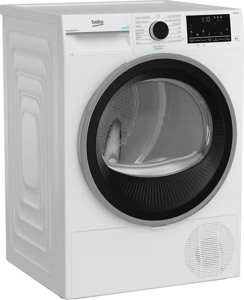 BEKO || 9KG || Warmtepompdroger || WiFi || ProSmart™ || A || SteamCure || EcoGentle || B7T89209