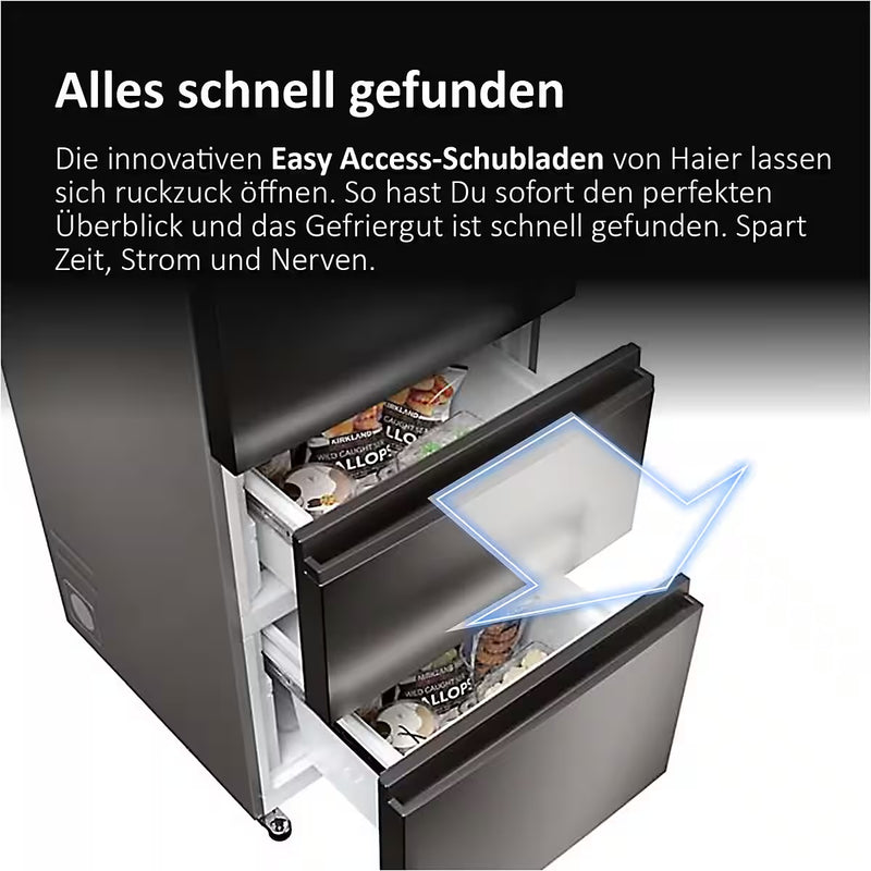 HAIER || 3D || Koelkast || Koelvriescombinatie || No Frost || 406L || MyZone || Daylight LED || HTR3620CNMP