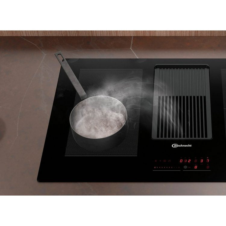 BAUKNECHT BVH80 Venting Flexi Inductiekookplaat met geïntegreerde afzuiging