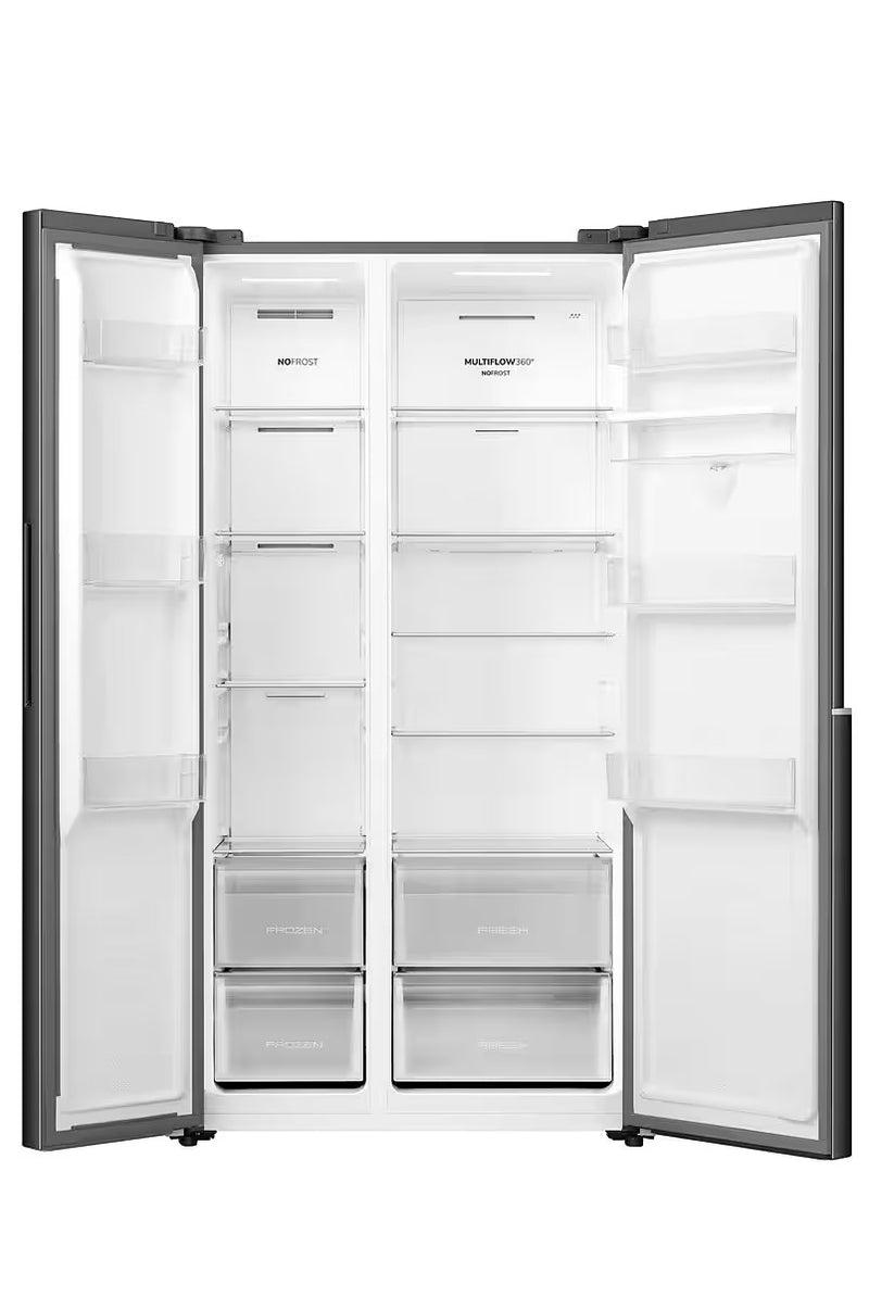 GORENJE || Side-by-side || Koelkast || No Frost || 547L || MultiFlow 360 || NRS917E41BXWD