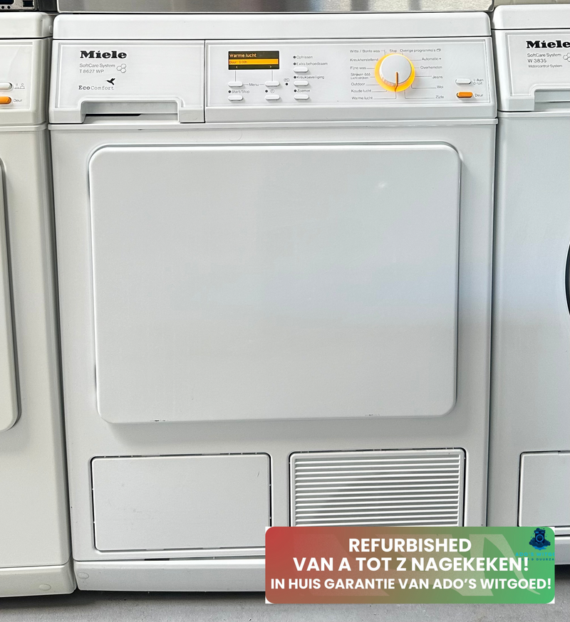 MIELE || SOFTCARE || WARMTEPOMPDROGER || PerfectDry || EcoComfort || 7KG || VOORLADER ||