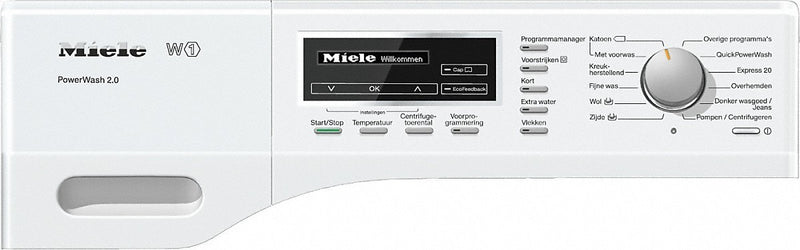 MIELE W1 POWERWASH 2.0 8KG 1600T WASMACHINE VRIJSTAAND VOORLADER