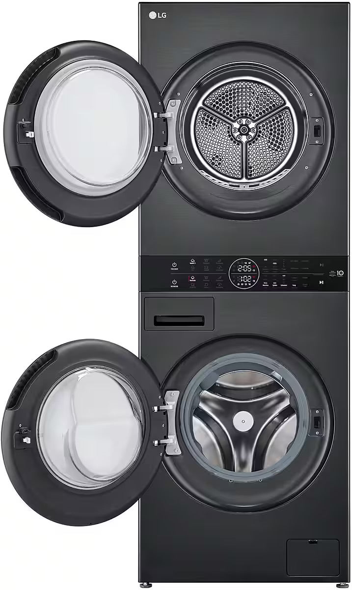 LG || WashTower || 12KG || TurboWash || Steam AllergyCare || Was-droogcombinatie || WT1210BBF