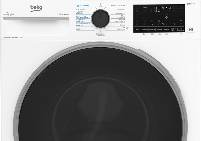 BEKO 12KG WASDROOG-COMBINATIE VRIJSTAAND B3DFT512447W