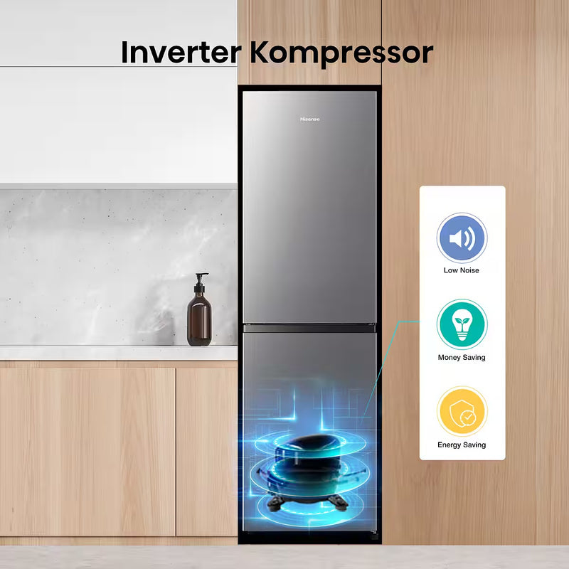HISENSE || Total No Frost || Koelkast || Koelvriescombinatie || 256L || Multi Airflow || RB327N4ADD