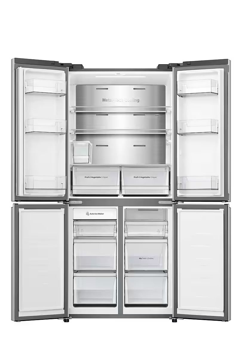 HISENSE || Side-by-side || 80CM || Koelkast || No Frost || MultiDoor || Dual Tech || WiFi || RQ5P470SY