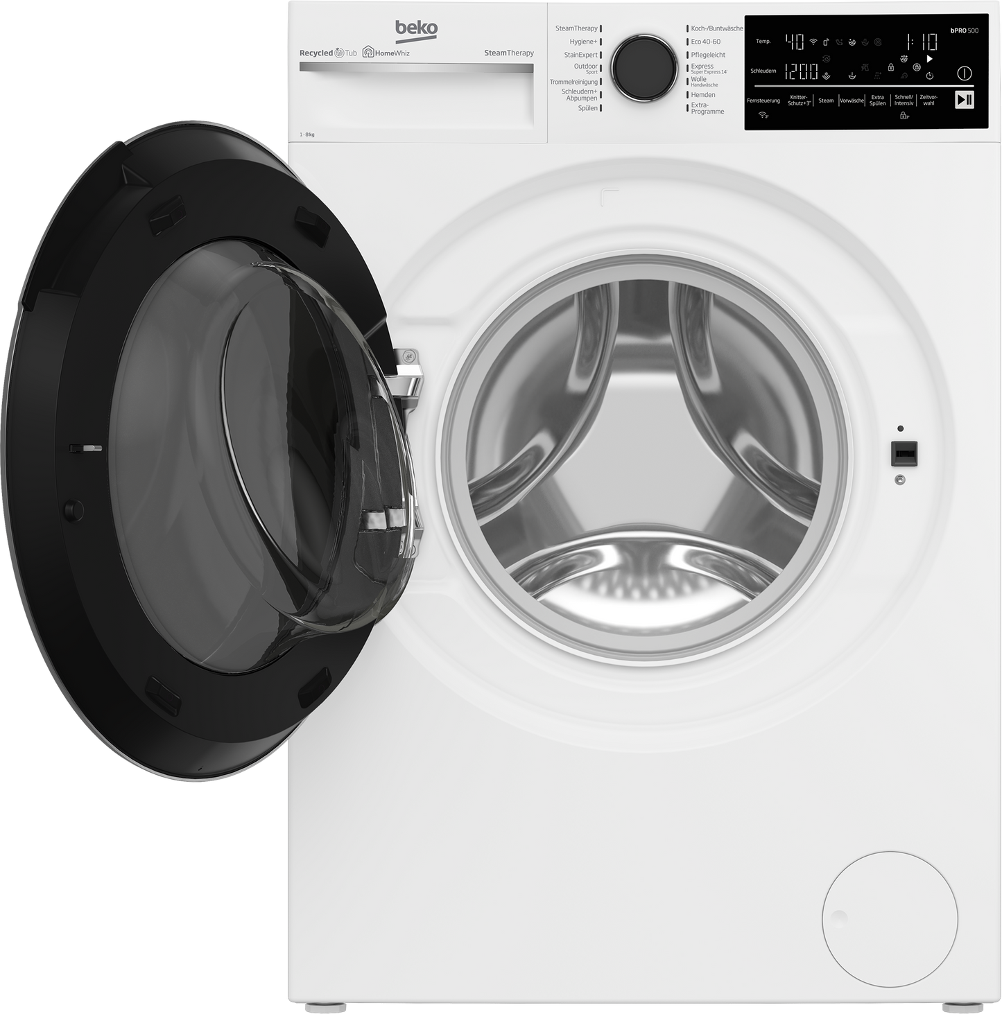 BEKO B5WFT78410W 8KG WASMACHINE VRIJSTAAND VOORLADER A