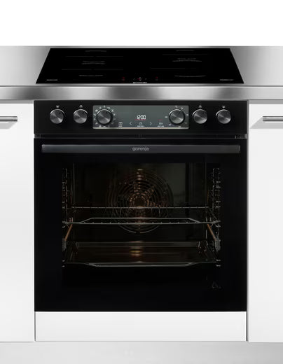 GORENJE || 77L || Inbouw || Fornuis || Oven-inductiekookplaat set || 60CM || GentleBake || AirFry || FrozenBake || PerfectGrill || BCSI737DBGOT