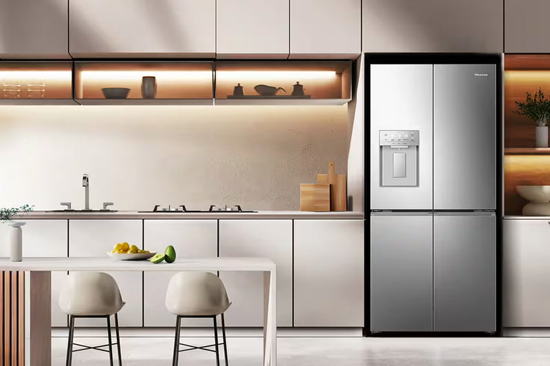 HISENSE || Side-by-side || 80CM || Koelkast || No Frost || MultiDoor || Dual Tech || WiFi || RQ5P470SY