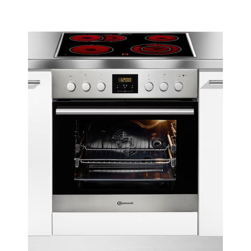 BAUKNECHT || 60CM || Inbouw || Fornuis || Oven + Kookplaat || 65L || DiamondClean || HVR2 KH5V2 IN