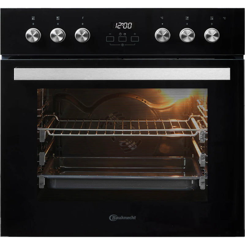 BAUKNECHT || Inbouw || Fornuis || Oven-kookplaatset || 65L || Hydrolyse || PowerHetelucht || HVS5 TH8VS3 ES