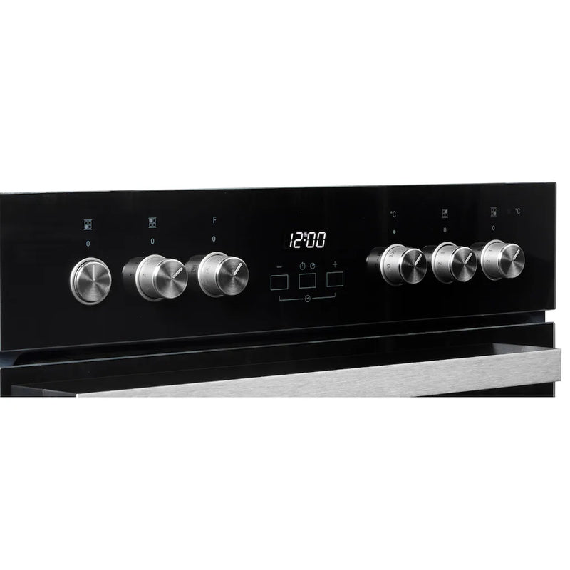 BAUKNECHT || Inbouw || Fornuis || Oven-kookplaatset || 65L || Hydrolyse || PowerHetelucht || HVS5 TH8VS3 ES
