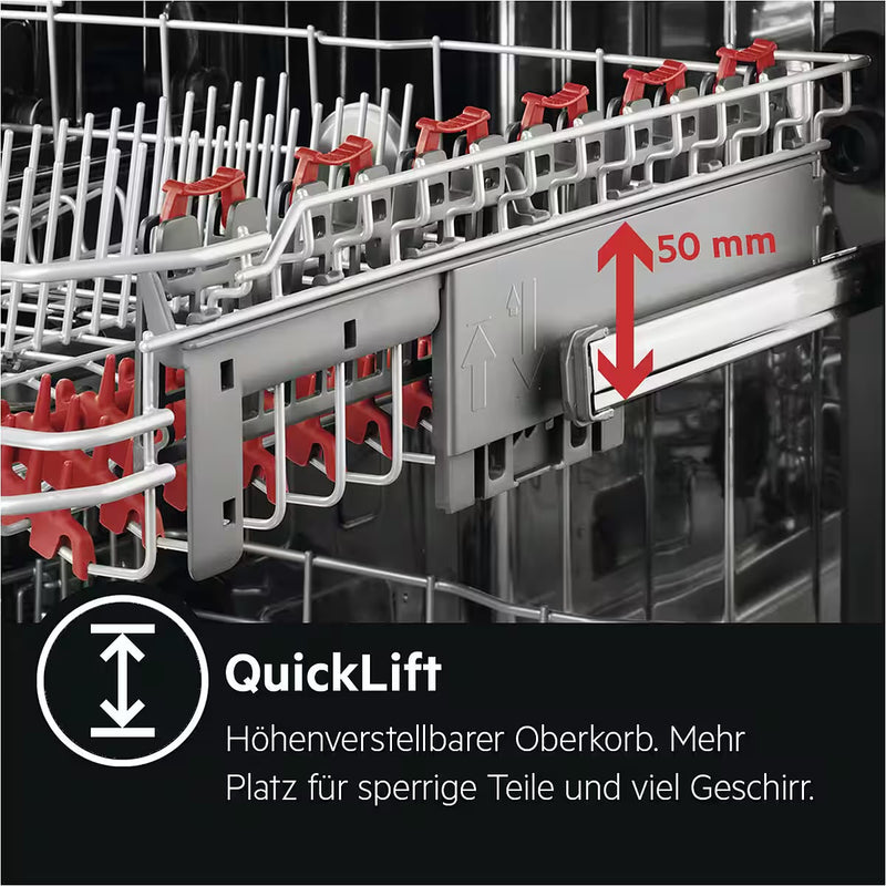 AEG || Inbouw || Vaatwasser || Volledig Integreerbaar || ComfortLift || MaxiFlex || QuickSelect || FSE7572AP