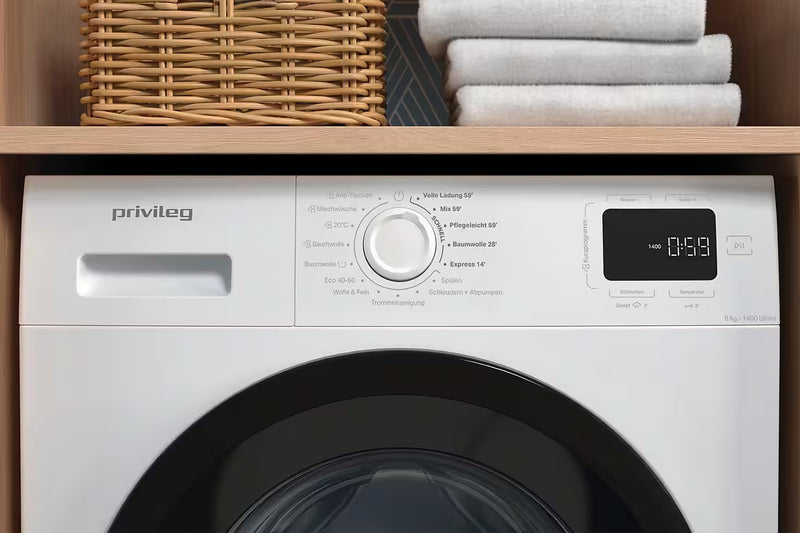 PRIVILEG (BAUKNECHT) || 8KG || Wasmachine || A || Quick Cycles || Stoom || PWF 874A MY TIME DE ||