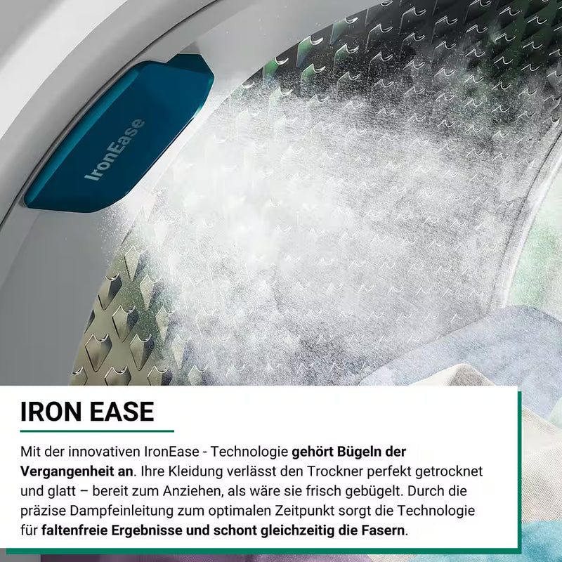 BAUKNECHT || 9KG || Warmtepompdroger || A || IronEase || A-Noise || WiFi || AdaptiveDry || BT 97A WB ||