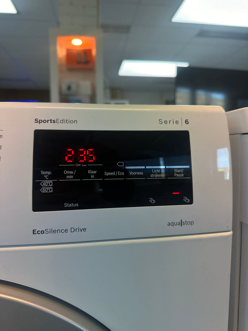 BOSCH || SERIE 6 || 8KG || WASMACHINE || SportsEdition || EcoSilence Drive || VarioPerfect ||