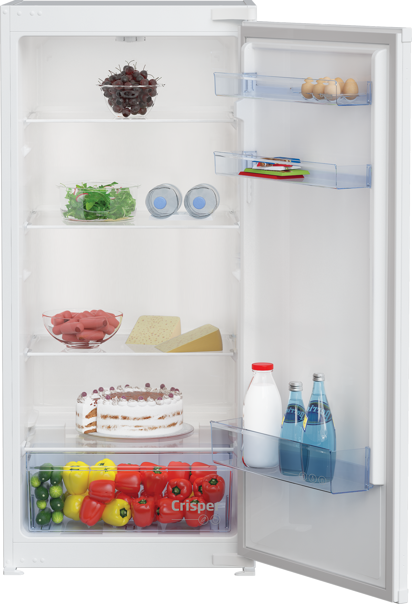 BEKO BLSA210M4SN INBOUW KOELKAST 122CM SLEEPDEUR